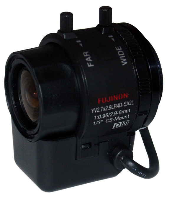 Fujinon 2.9-8mm optika